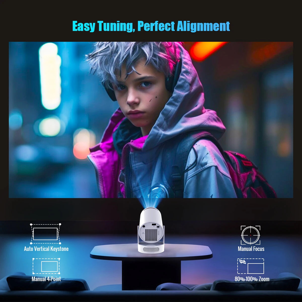 Magcubic Projector Cinema Outdoor Portable Projector